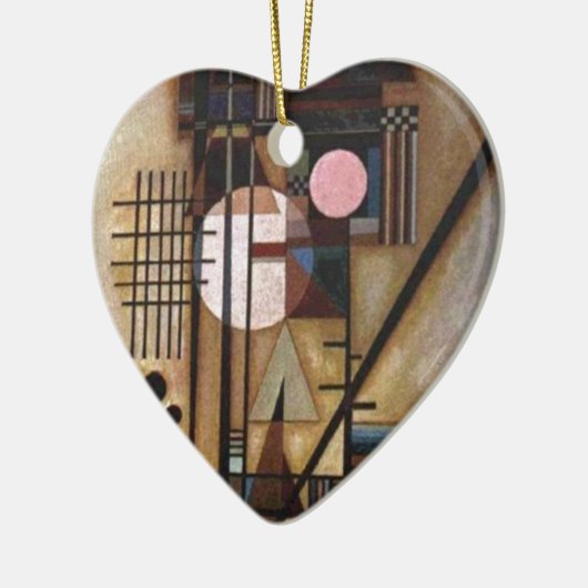 Kandinsky Softed Construction Keramisch Ornament (Links)