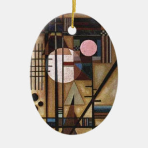 Kandinsky Softed Construction Keramisch Ornament