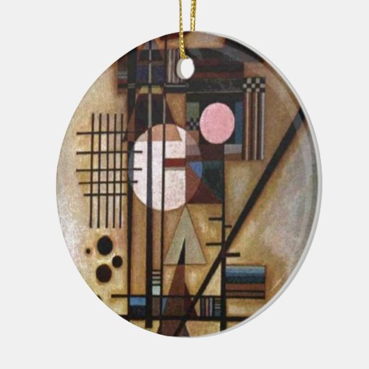 Kandinsky Softed Construction Keramisch Ornament (Links)