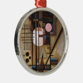 Kandinsky Softed Construction Metalen Ornament (Rechts)