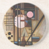 Kandinsky Softed Construction Zandsteen Onderzetter (Voorkant)