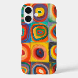 Kandinsky Squares Circles iPhone 16 Hoesje