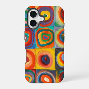 Kandinsky Squares Circles iPhone 16 Hoesje