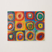 Kandinsky Squares Concentric Circles Abstract Art Legpuzzel (Horizontaal)