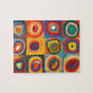 Kandinsky Squares Concentric Circles Abstract Art Legpuzzel