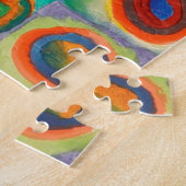 Kandinsky Squares Concentric Circles Abstract Art Legpuzzel (Zijkant)