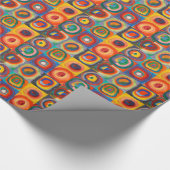 Kandinsky Squares Concentric Circles Cadeaupapier (Hoek)