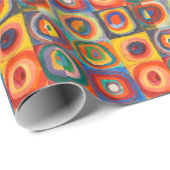 Kandinsky Squares Concentric Circles Cadeaupapier (Rol Hoek)