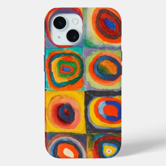 Kandinsky Squares Concentric Circles Case-Mate iPhone Case (Achterkant)