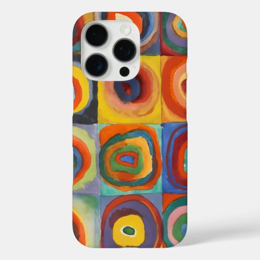 Kandinsky Squares Concentric Circles Case-Mate iPhone Case (Achterkant)