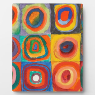 Kandinsky Squares Concentric Circles Fotoplaat
