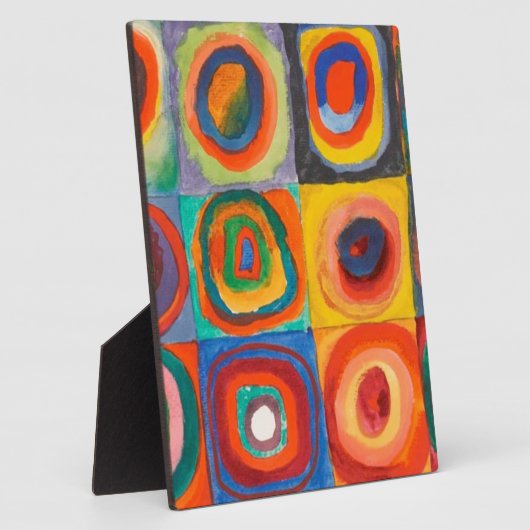 Kandinsky Squares Concentric Circles Fotoplaat (Zijkant)