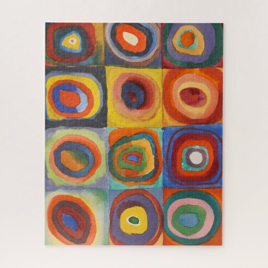 Kandinsky Squares Concentric Circles Legpuzzel (Verticaal)