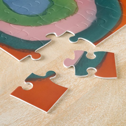Kandinsky Squares Concentric Circles Legpuzzel (Zijkant)