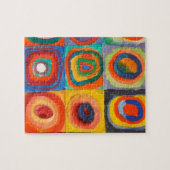 Kandinsky Squares Concentric Circles Legpuzzel (Horizontaal)