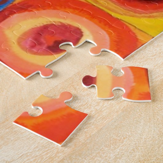 Kandinsky Squares Concentric Circles Legpuzzel (Zijkant)