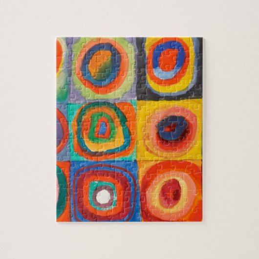 Kandinsky Squares Concentric Circles Legpuzzel (Verticaal)