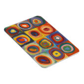 Kandinsky Squares Concentric Circles Magneet (Rechterzijde)