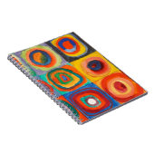 Kandinsky Squares Concentric Circles Notitieboek (Rechterzijde)