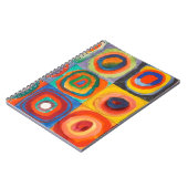 Kandinsky Squares Concentric Circles Notitieboek (Linkerzijde)