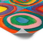 Kandinsky Squares Concentric Circles Poster (Hoek)