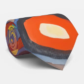 Kandinsky Squares Concentric Circles Stropdas (Opgerold)