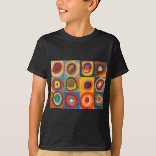 Kandinsky Squares Concentric Circles T-shirt
