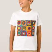 Kandinsky Squares Concentric Circles T-shirt (Voorkant)