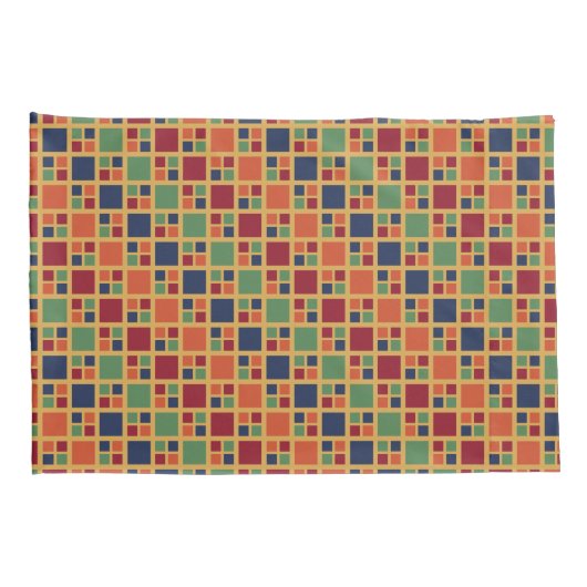 Kandinsky Squares Kussensloop (Achterkant-Rechts)