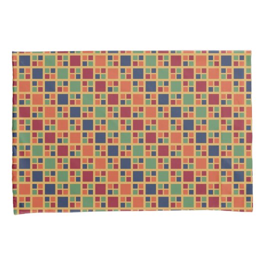 Kandinsky Squares Kussensloop (Voorkant-Rechts)