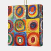 Kandinsky - Squares met Concentrische cirkels Keramisch Ornament (Links)