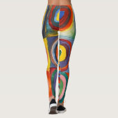 Kandinsky - Squares met Concentrische cirkels Leggings (Achterkant)