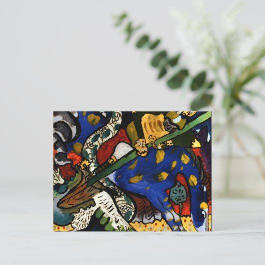 Kandinsky - St. George I Briefkaart (Staand voorkant)