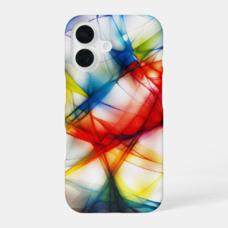 Kandinsky stijl abstract ontwerp omslag iPhone 16 hoesje