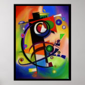 Kandinsky-stijl Poster (Voorkant)