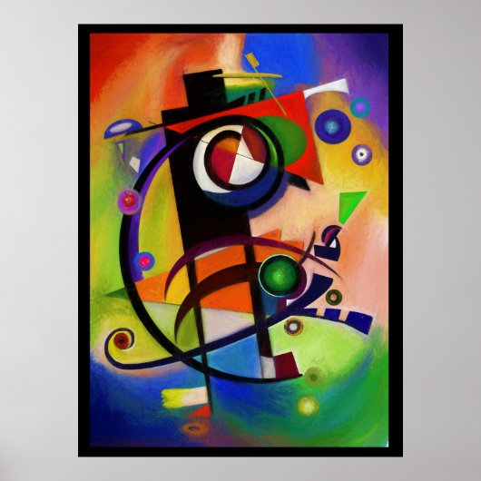 Kandinsky-stijl Poster (Voorkant)