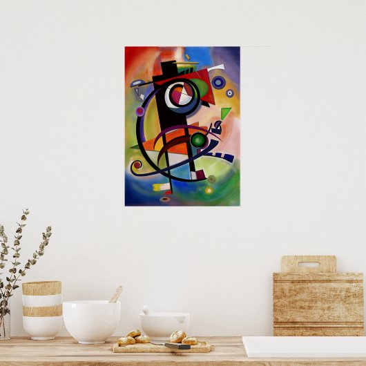 Kandinsky-stijl Poster (Keuken)
