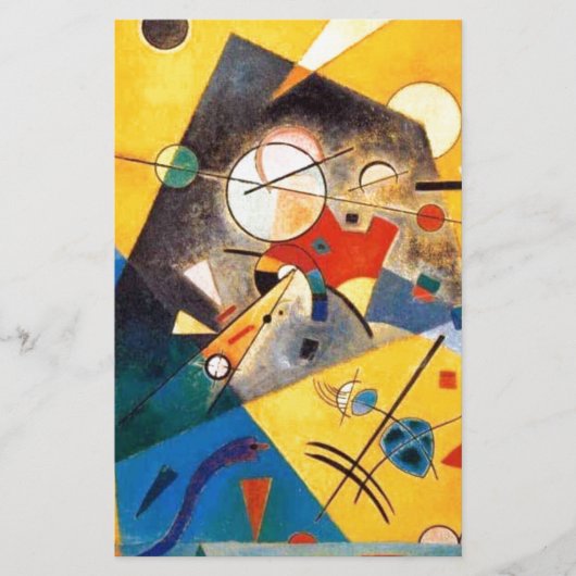 Kandinsky Stille Harmonie Abstracte Kunst Briefpapier (Voorkant)