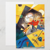 Kandinsky Stille Harmonie Abstracte Kunst Briefpapier (Voorkant / Achterkant)