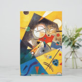 Kandinsky Stille Harmonie Abstracte Kunst Briefpapier (Staand voorkant)