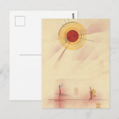 Kandinsky - Stralen, abstracte kunst, Briefkaart (Voorkant / Achterkant)