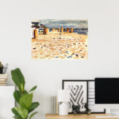 Kandinsky - Strandmanden in Holland Poster (Thuiskantoor)