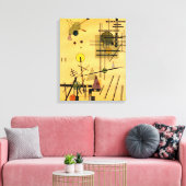 Kandinsky - Strings Canvas Afdruk (Insitu (Woonkamer))