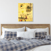 Kandinsky - Strings Canvas Afdruk (Insitu (Slaapkamer))