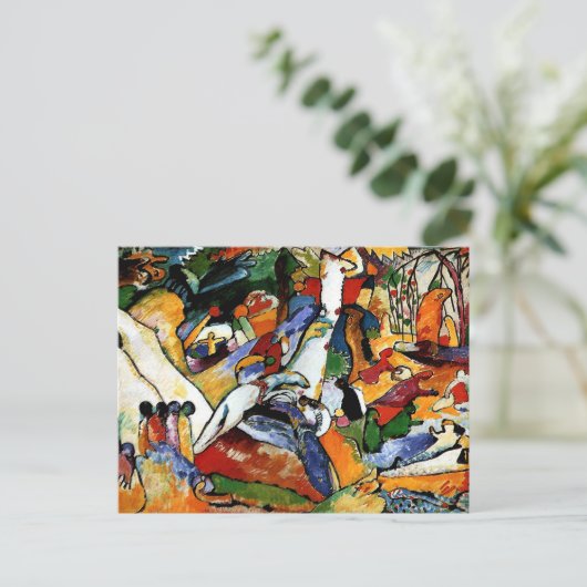 Kandinsky - Studie naar samenstelling II Briefkaart (Staand voorkant)