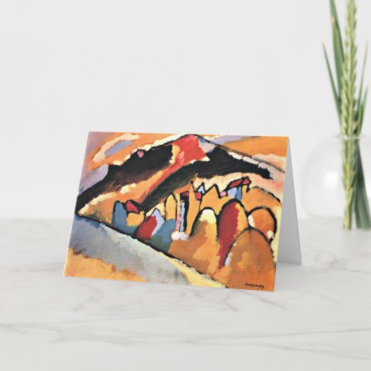 Kandinsky - Studie voor de herfst Bedankkaart (Voorkant)