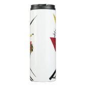 Kandinsky, Sur Blanc 1923 Thermosbeker (Achterkant)