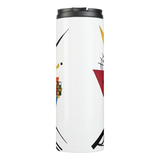 Kandinsky, Sur Blanc 1923 Thermosbeker (Achterkant)