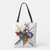 Kandinsky, Sur Blanc 1923 Tote Bag (Achterkant)
