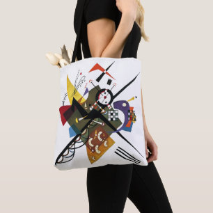 Kandinsky, Sur Blanc 1923 Tote Bag
